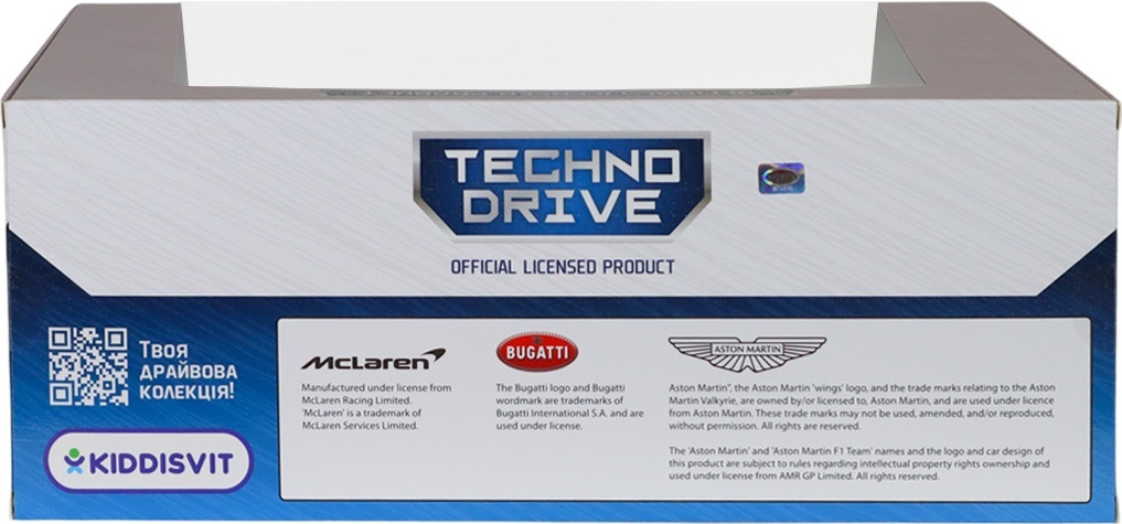 Автомодель TechnoDrive Bugatti Divo (синий, 1:18) (250939BDBL) фото 