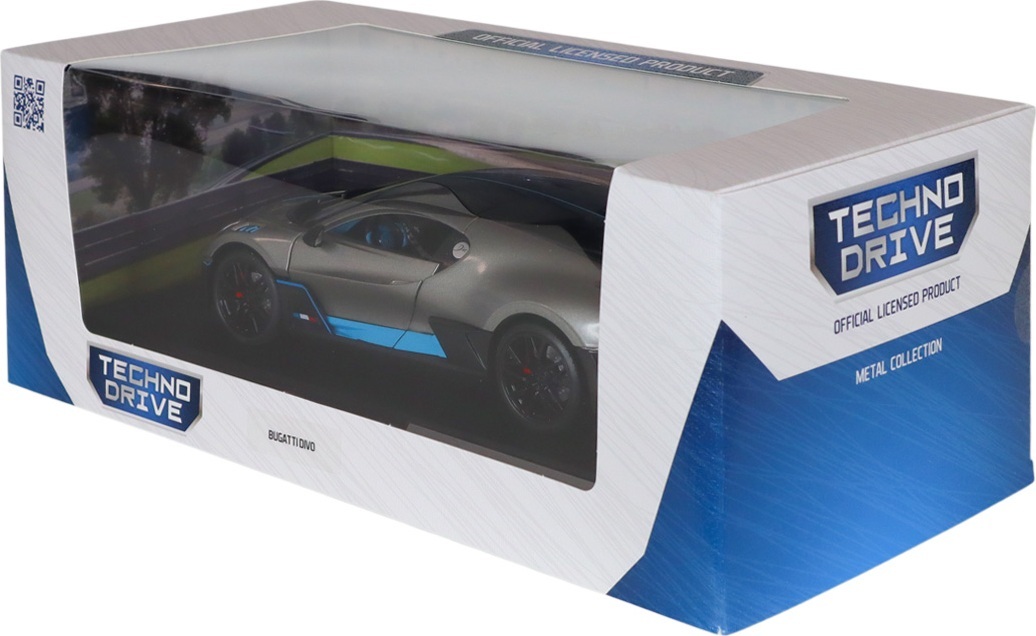 Автомодель TechnoDrive Bugatti Divo (серый, 1:18) (250940BDGY) фото 