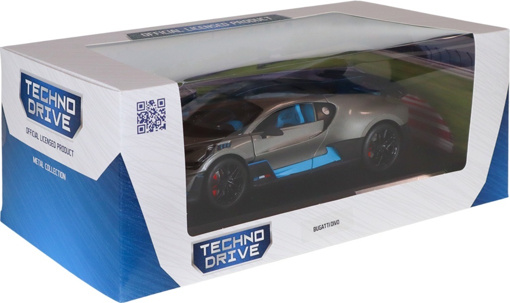 Автомодель TechnoDrive Bugatti Divo (серый, 1:18) (250940BDGY) фото 