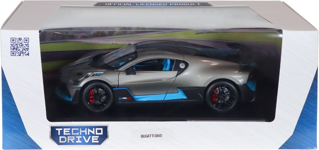 Автомодель TechnoDrive Bugatti Divo (серый, 1:18) (250940BDGY) фото 
