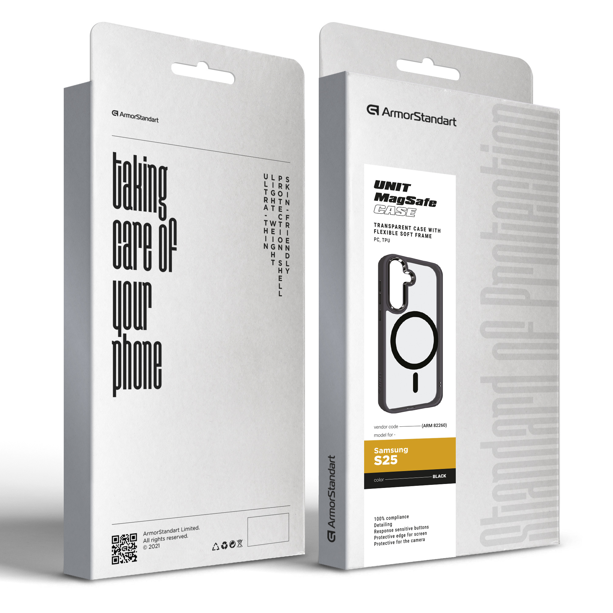 Чохол ArmorStandart Unit MagSafe для Samsung S25 Black (ARM82260)фото6