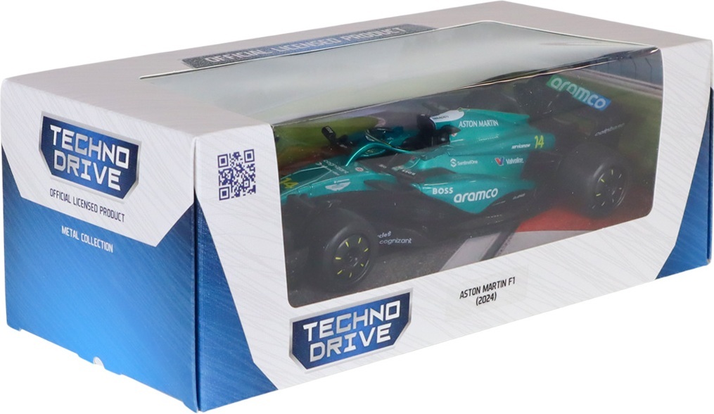 Автомодель TechnoDrive Aston Martin F1 (2024) (1:24) (250941AMF1) фото 