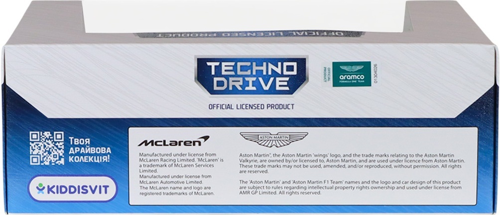 Автомодель TechnoDrive Aston Martin F1 (2024) (1:24) (250941AMF1) фото 