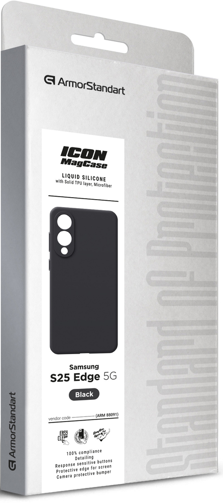 Чохол ArmorStandart ICON2 MagCase для Samsung S25 Edge 5G Black (ARM88091)фото2