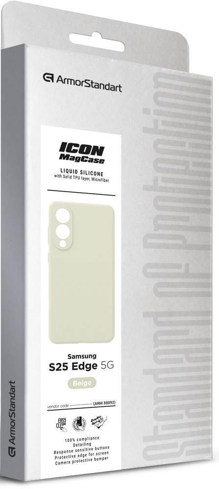 Чохол ArmorStandart ICON2 MagCase для Samsung S25 Edge 5G Beige (ARM88092)фото2