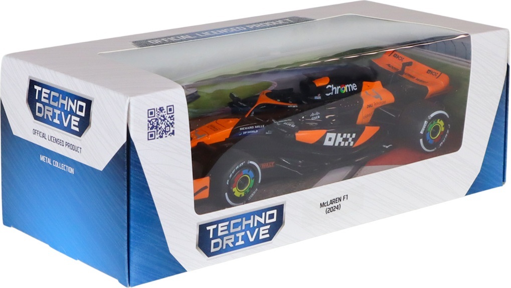 Автомодель TechnoDrive McLaren F1 (2024) (1:24) (250942AMF1) фото 