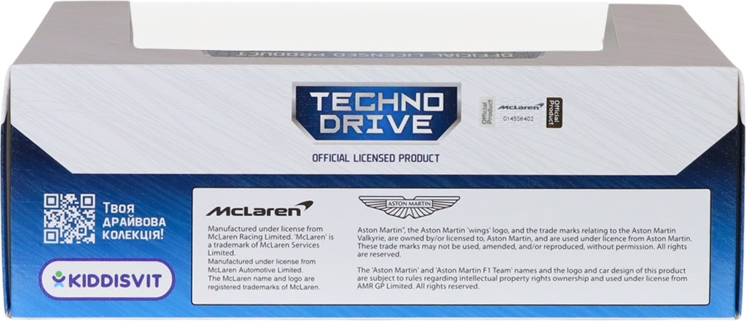 Автомодель TechnoDrive McLaren F1 (2024) (1:24) (250942AMF1) фото 