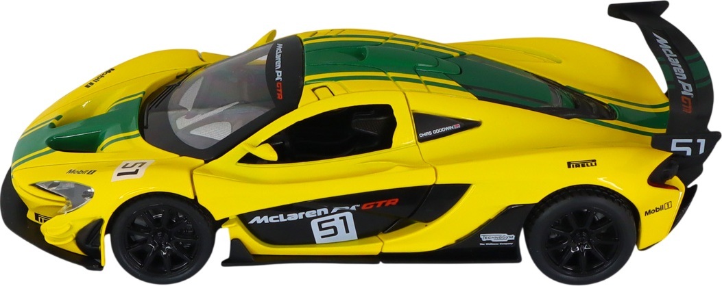 Автомодель TechnoDrive McLaren P1 (желтый, 1:24) (250943MLP1YW) фото 