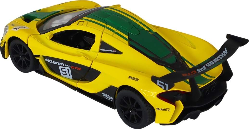 Автомодель TechnoDrive McLaren P1 (желтый, 1:24) (250943MLP1YW) фото 