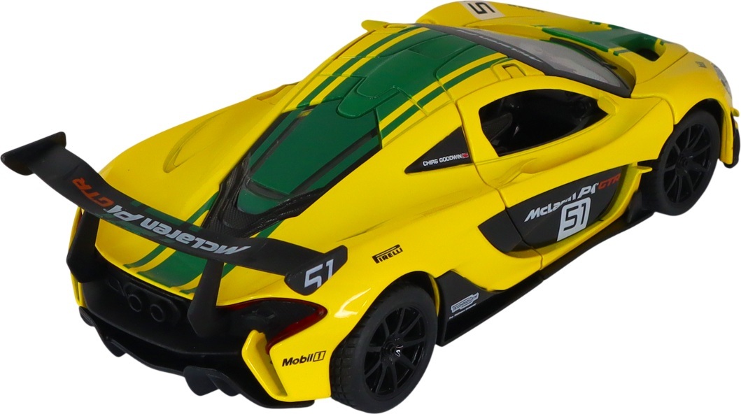 Автомодель TechnoDrive McLaren P1 (желтый, 1:24) (250943MLP1YW) фото 