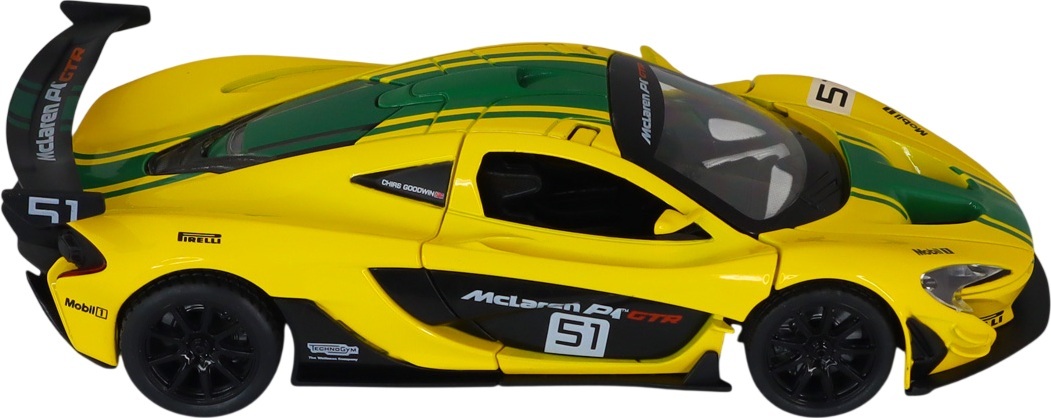 Автомодель TechnoDrive McLaren P1 (желтый, 1:24) (250943MLP1YW) фото 