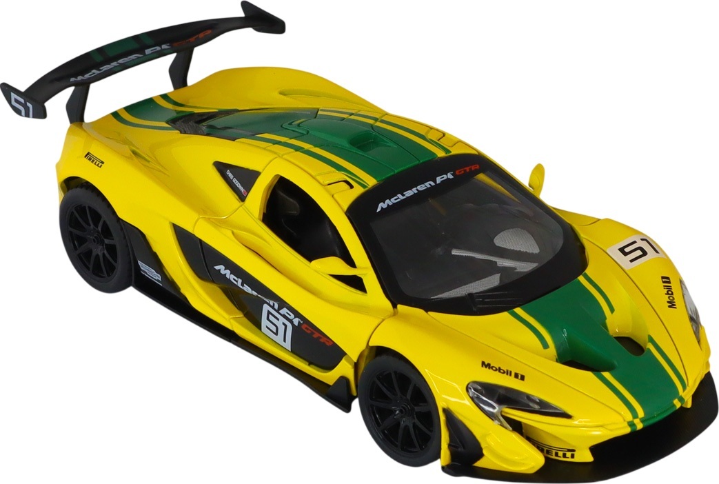 Автомодель TechnoDrive McLaren P1 (желтый, 1:24) (250943MLP1YW) фото 