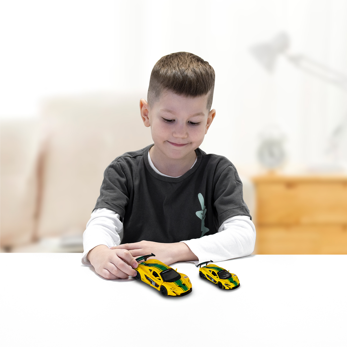 Автомодель TechnoDrive McLaren P1 (желтый, 1:24) (250943MLP1YW) фото 