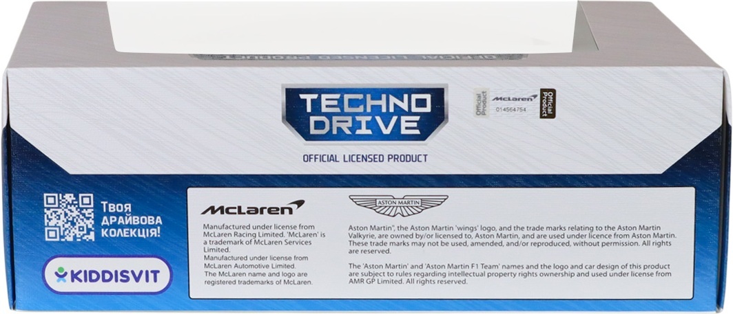 Автомодель TechnoDrive McLaren P1 (желтый, 1:24) (250943MLP1YW) фото 