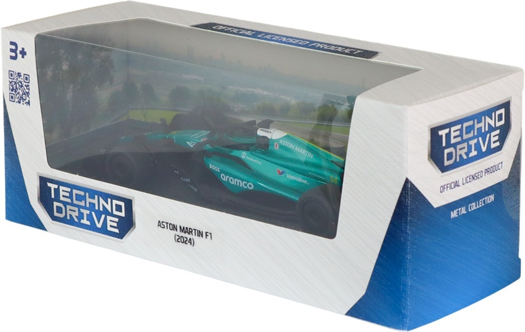 Автомодель TechnoDrive Aston Martin F1 (2024) (1:43) (250944AMF1) фото 