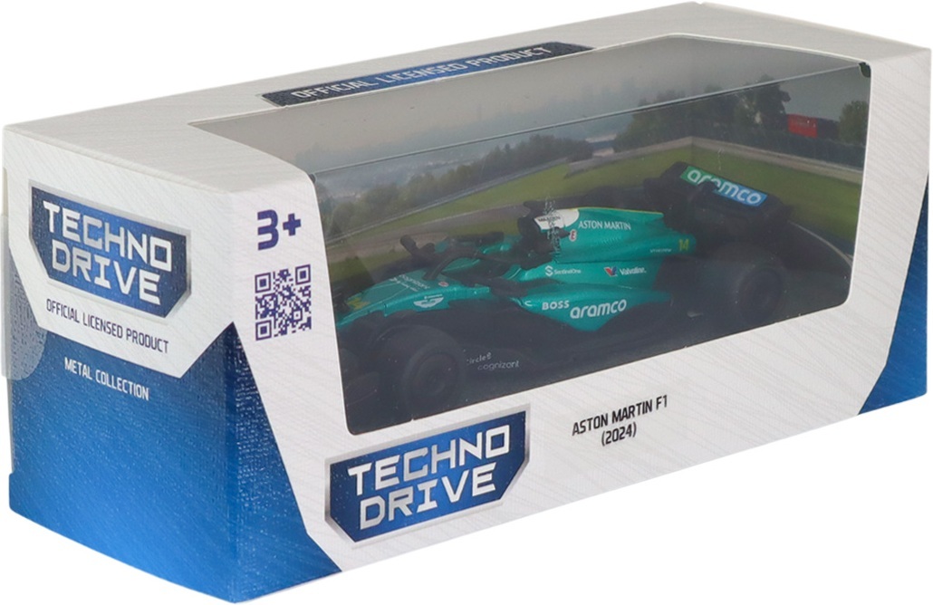 Автомодель TechnoDrive Aston Martin F1 (2024) (1:43) (250944AMF1) фото 