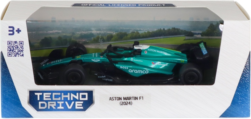 Автомодель TechnoDrive Aston Martin F1 (2024) (1:43) (250944AMF1) фото 