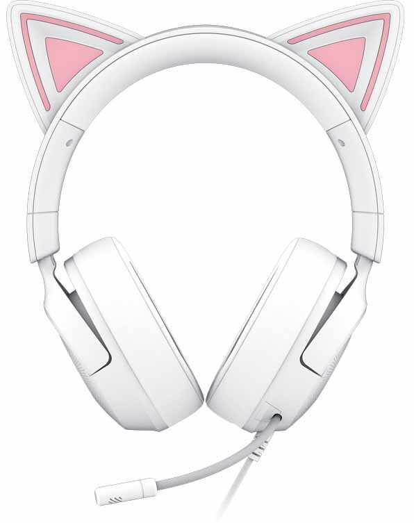 Игровая гарнитура Razer Kraken Kitty V3 X White (RZ04-05350300-R3M1) фото 2