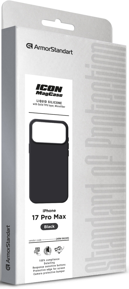 Чехол ArmorStandart ICON2 MagCase для Apple iPhone 17 Pro Max Black (ARM86249) фото 2