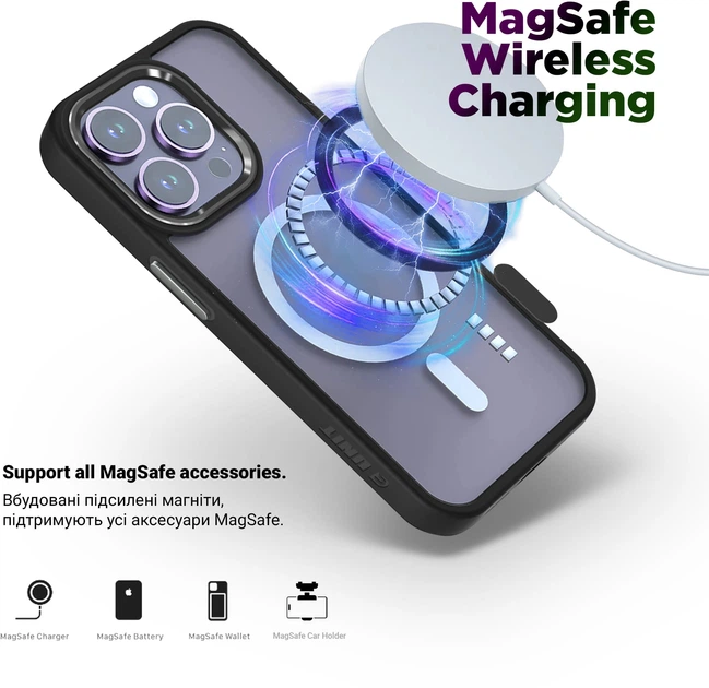 Чехол ArmorStandart Unit MagCase для Apple iPhone 17 Pro Max Black (ARM86297) фото 3