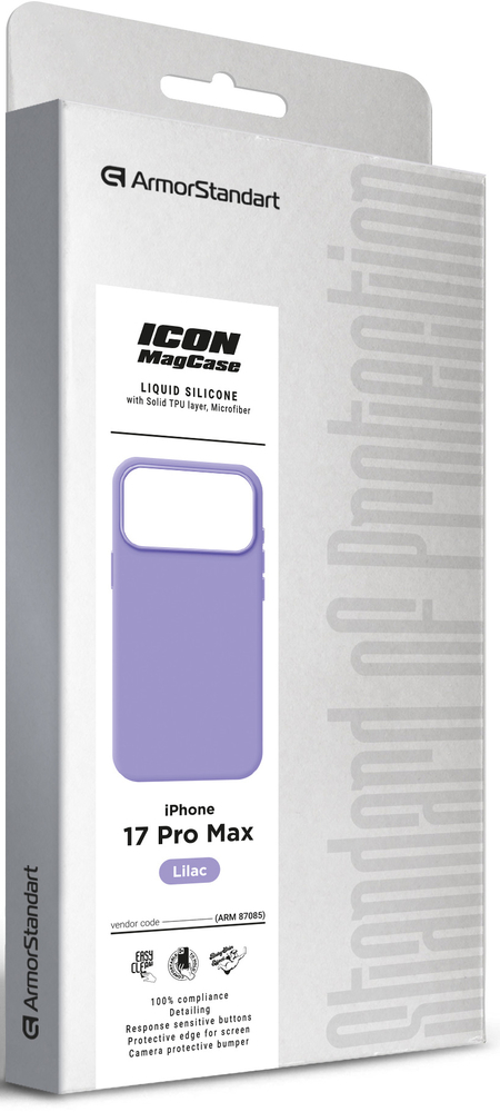 Чехол ArmorStandart ICON2 MagCase для Apple iPhone 17 Pro Max Lilac (ARM87085) фото 2