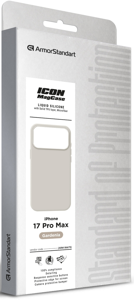 Чехол ArmorStandart ICON2 MagCase для Apple iPhone 17 Pro Max Gardenia (ARM86679) фото 2