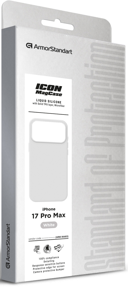 Чехол ArmorStandart ICON2 MagCase для Apple iPhone 17 Pro Max White (ARM86683) фото 2