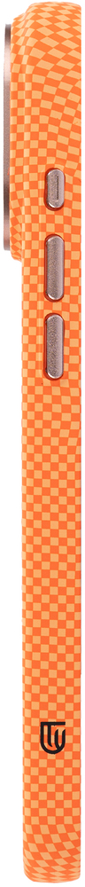 Чехол ArmorStandart LikeCarbon2 SE MagCase для Apple iPhone 17 Pro Kevlar Orange Rose Gold (ARM89168) фото