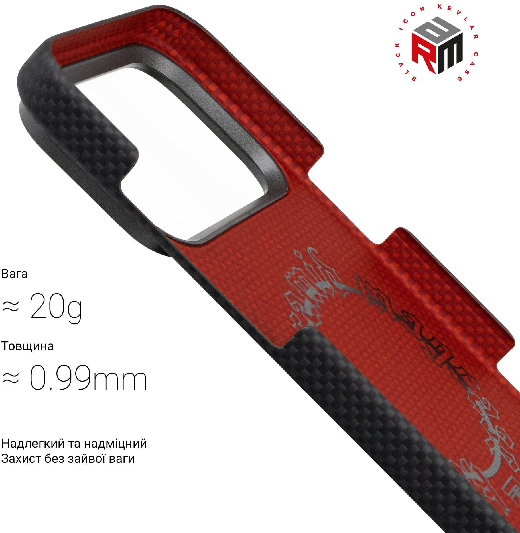 Чехол ArmorStandart BlackIcon Kevlar MagCase для Apple iPhone 17 Pro Black (ARM88529) фото 4