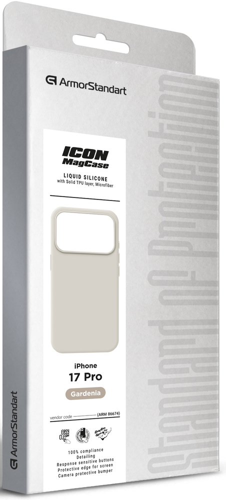 Чохол ArmorStandart ICON2 MagCase для Apple iPhone 17 Pro Gardenia (ARM86674)фото2