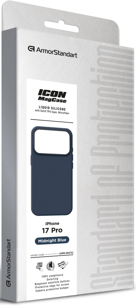 Чехол ArmorStandart ICON2 MagCase для Apple iPhone 17 Pro Midnight Blue (ARM86676) фото 2