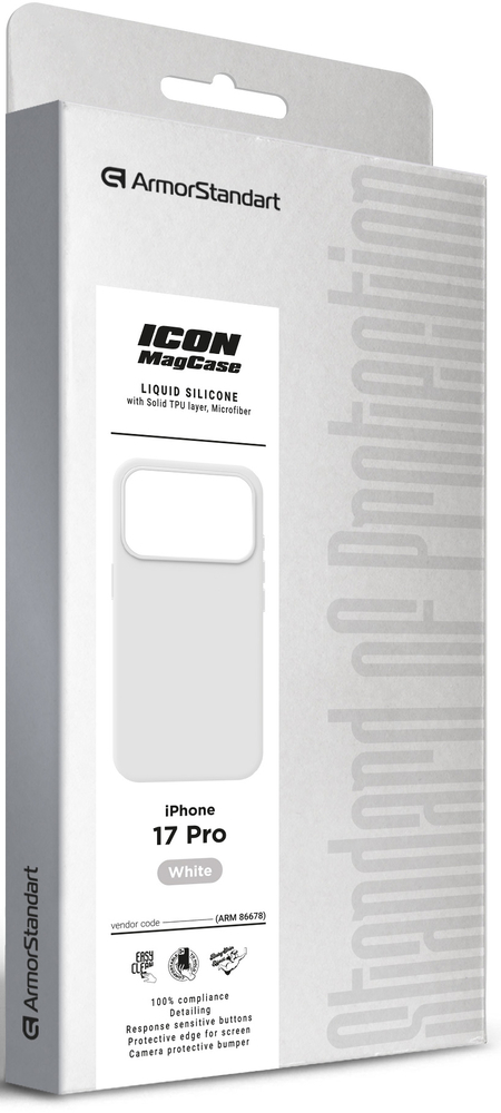 Чохол ArmorStandart ICON2 MagCase для Apple iPhone 17 Pro White (ARM86678)фото2