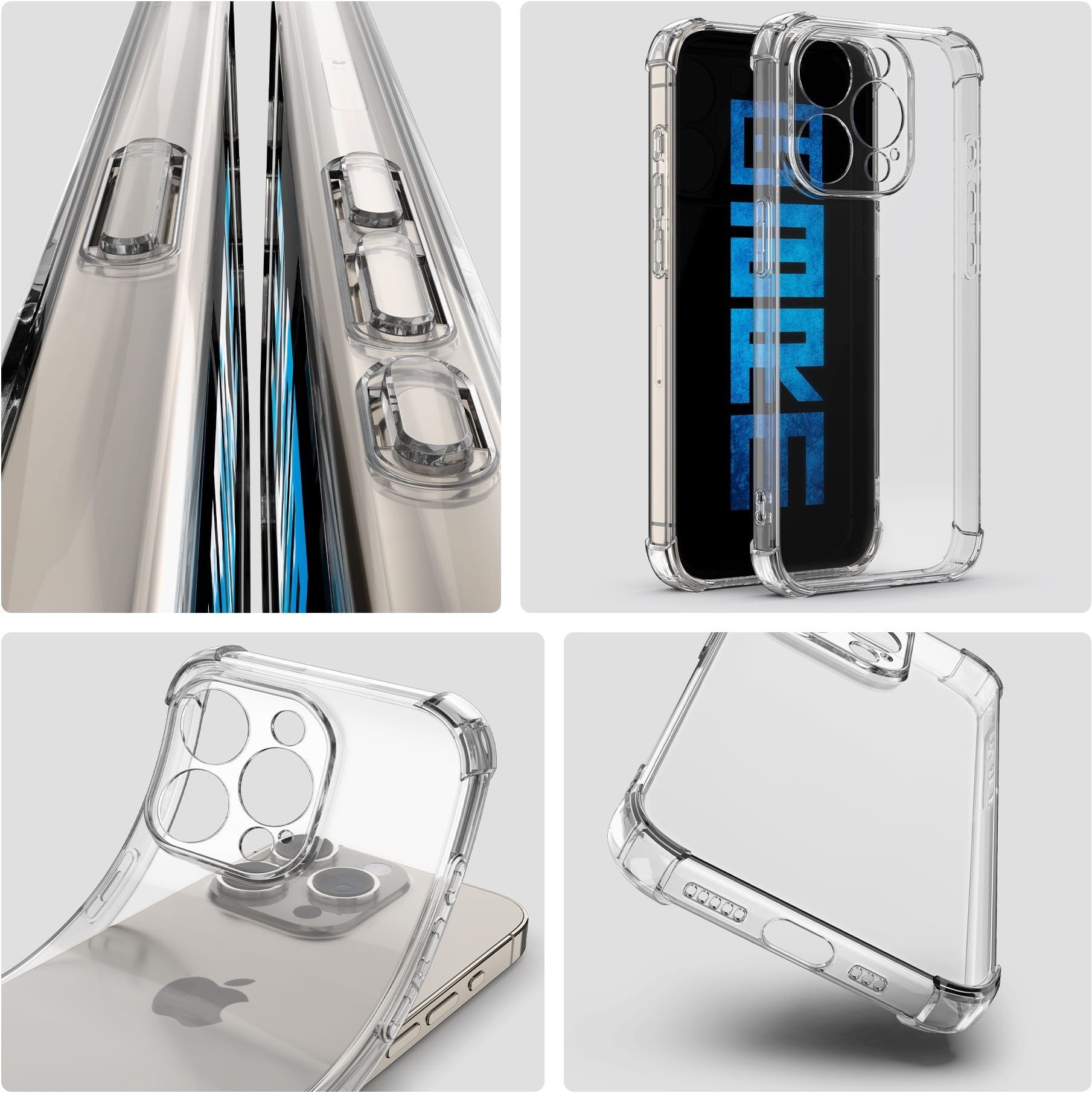 Чехол ArmorStandart Air Force для Apple iPhone Air Camera cover Clear (ARM86230) фото4
