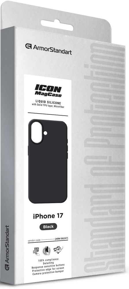 Чохол ArmorStandart ICON2 MagCase для Apple iPhone 17 Black (ARM86247)фото2