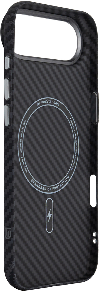 Чохол ArmorStandart LikeCarbon2 MagCase для Apple iPhone Air Carbon Black (ARM86260)фото6