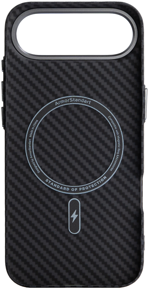 Чохол ArmorStandart LikeCarbon2 MagCase для Apple iPhone Air Carbon Black (ARM86260)фото5