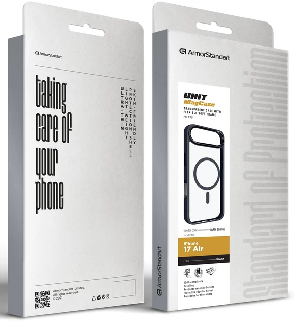 Чохол ArmorStandart Unit MagCase для Apple iPhone Air Black (ARM86305)фото6