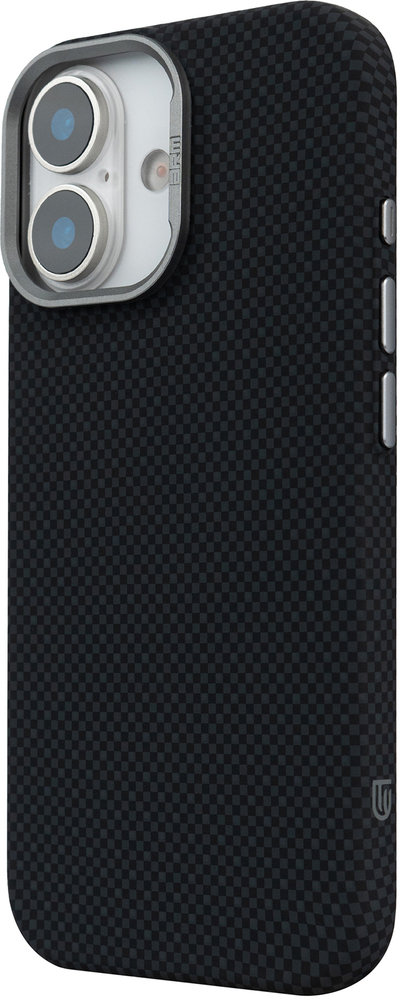 Чохол ArmorStandart LikeCarbon2 MagCase для Apple iPhone 17 Kevlar Black (ARM88379)фото2