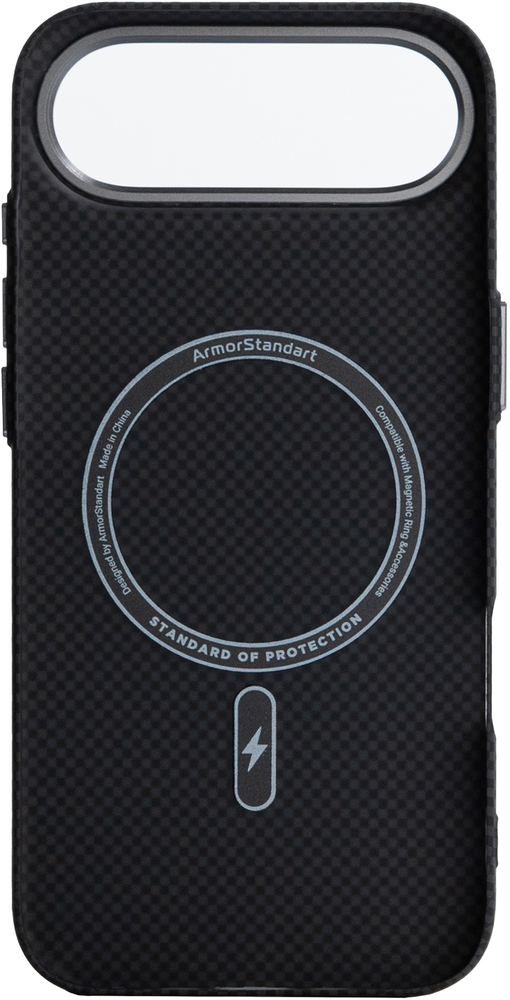 Чохол ArmorStandart LikeCarbon2 MagCase для Apple iPhone Air Kevlar Black (ARM88380)фото5