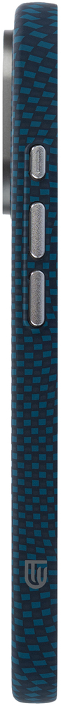 Чехол ArmorStandart LikeCarbon2 MagCase для Apple iPhone 17 Kevlar Dark Blue (ARM88613) фото 4
