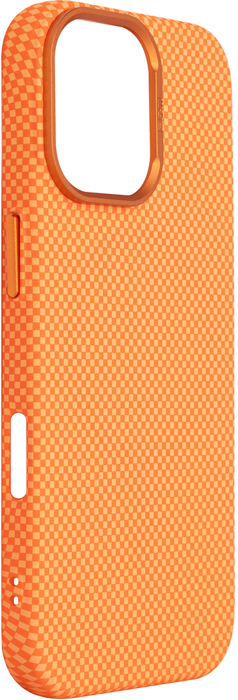 Чехол ArmorStandart LikeCarbon2 MagCase для Apple iPhone 17 Kevlar Orange (ARM88614) фото 3