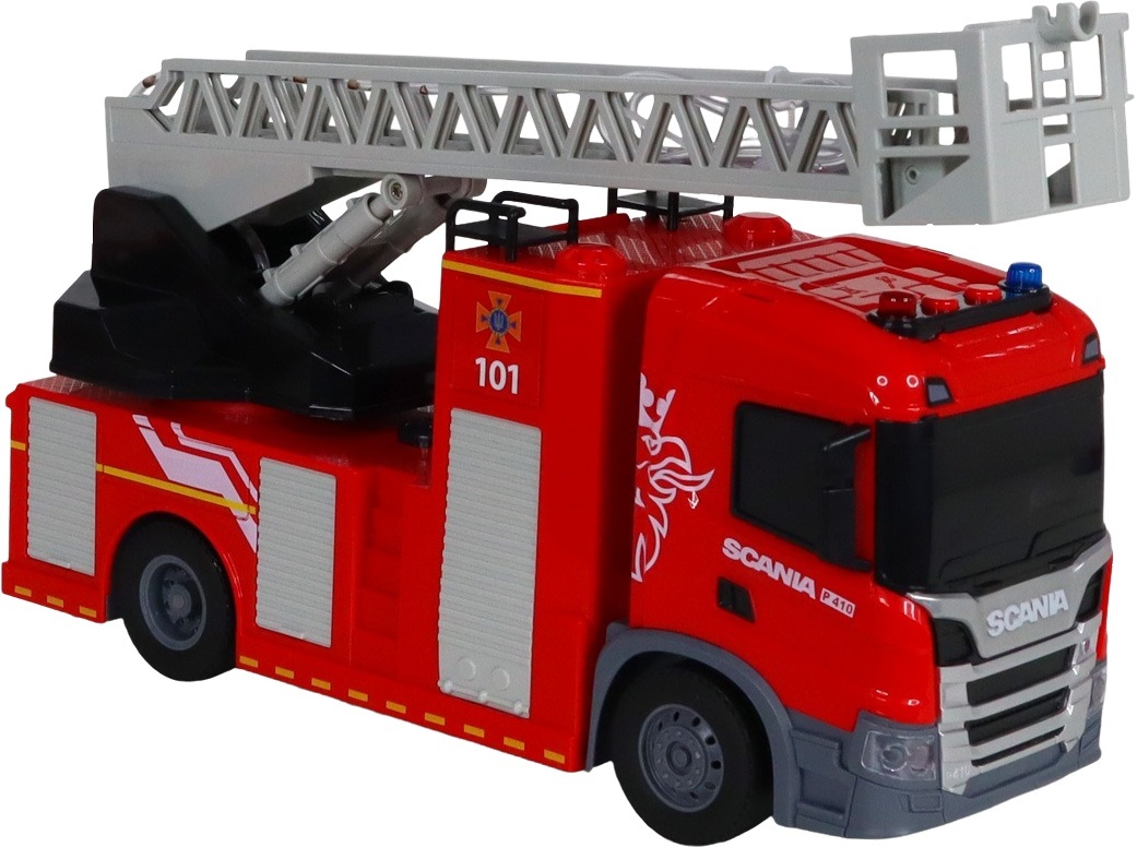 Автомодель серії Big Truck – Пожежна машин Scania (світло, звук, функ. води) (6407KS)фото6