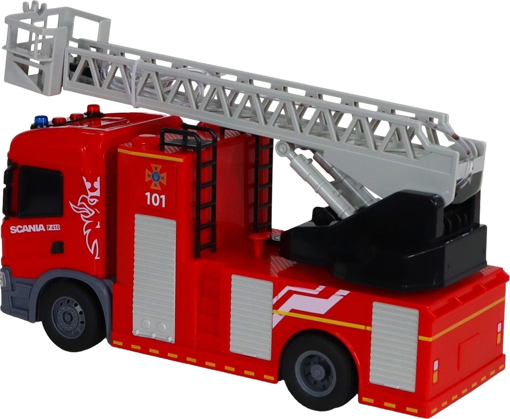 Автомодель серії Big Truck – Пожежна машин Scania (світло, звук, функ. води) (6407KS)фото3
