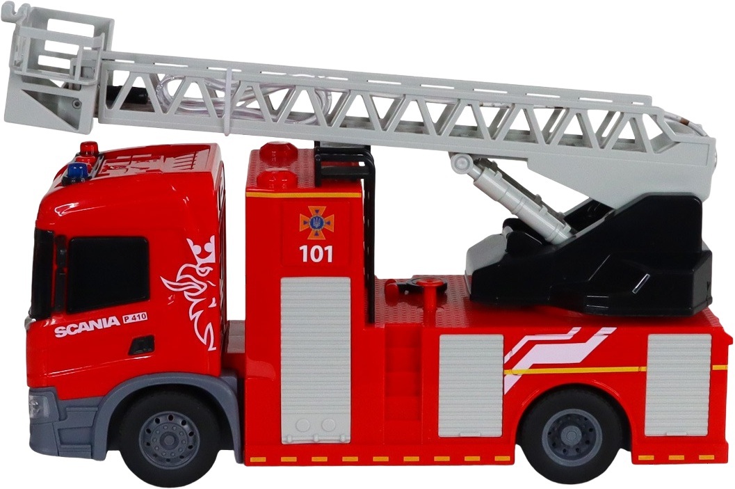 Автомодель серії Big Truck – Пожежна машин Scania (світло, звук, функ. води) (6407KS)фото2