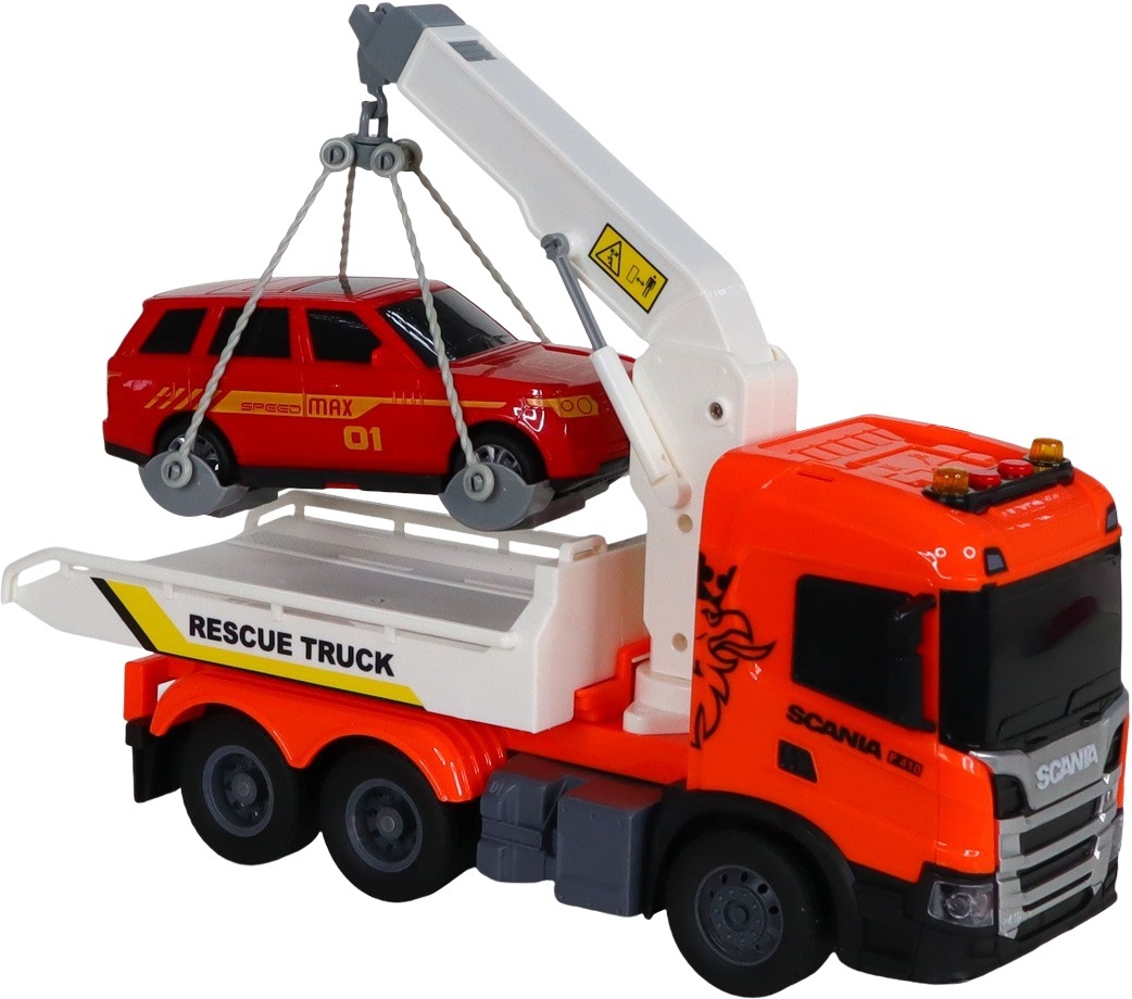 Набор игровой серии Big Truck – Эвакуатор Scania с машиной (свет, звук) (6408KS) фото6