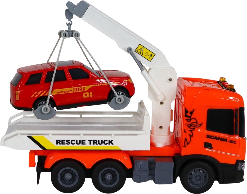 Набор игровой серии Big Truck – Эвакуатор Scania с машиной (свет, звук) (6408KS) фото5