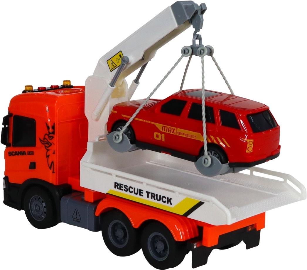 Набор игровой серии Big Truck – Эвакуатор Scania с машиной (свет, звук) (6408KS) фото3