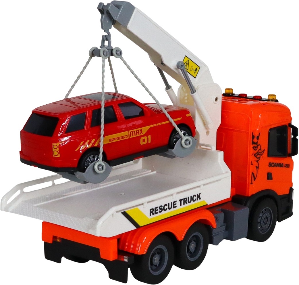 Набор игровой серии Big Truck – Эвакуатор Scania с машиной (свет, звук) (6408KS) фото4