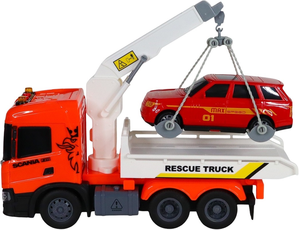 Набор игровой серии Big Truck – Эвакуатор Scania с машиной (свет, звук) (6408KS) фото2