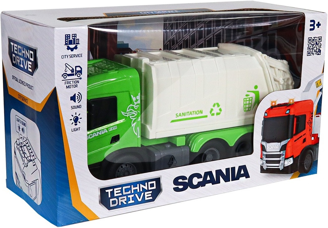 Автомодель серії Big Truck – Сміттєвоз Scania (світло, звук) (6410KS)фото11